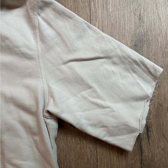 Buck Mason Hoodie Sweatshirt Short Sleeve Brushed Loopback Terry Large - Picture 12 of 16